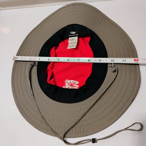 Outdoor Research Hat Solar Roller Adjust Elastic Chin Strap Crown Pink Gray M - Picture 6 of 11